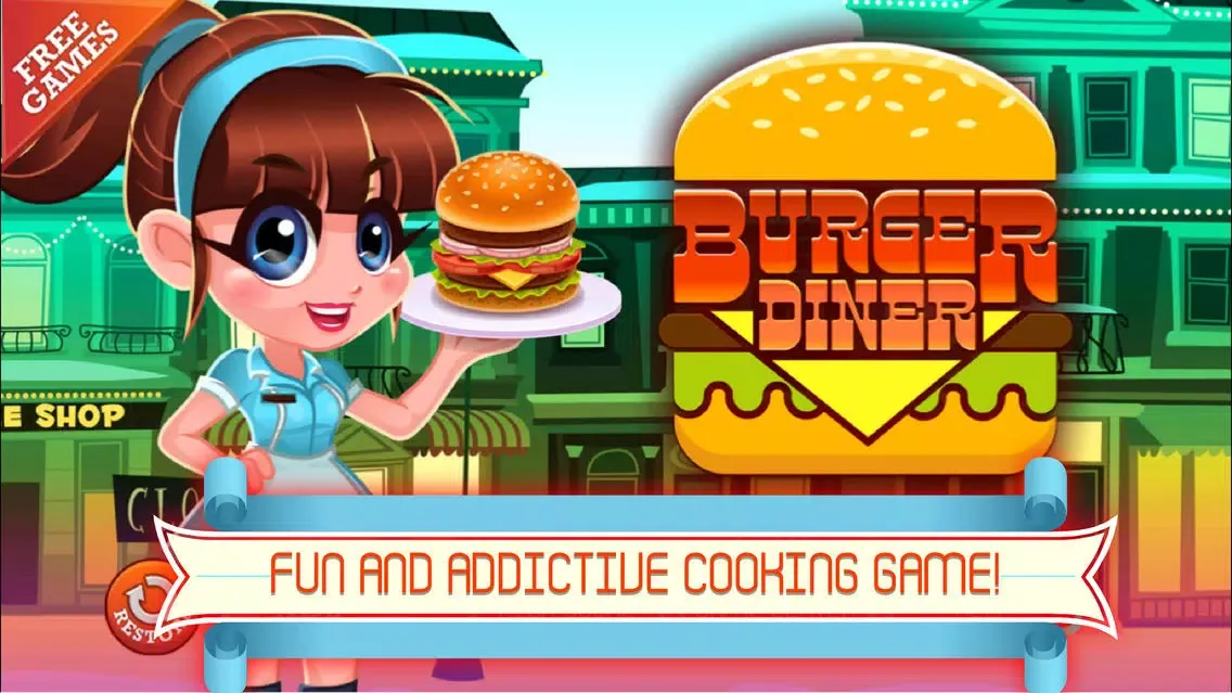 Скриншоты Diner Cafe - Fastfood Manager and Chef: Serve Burger, Pizza and Fries!