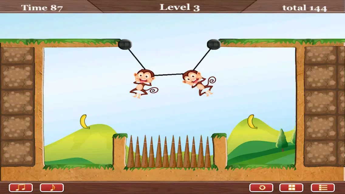 Zrzuty ekranu Where's my Banana - Hungry Baby Monkeys