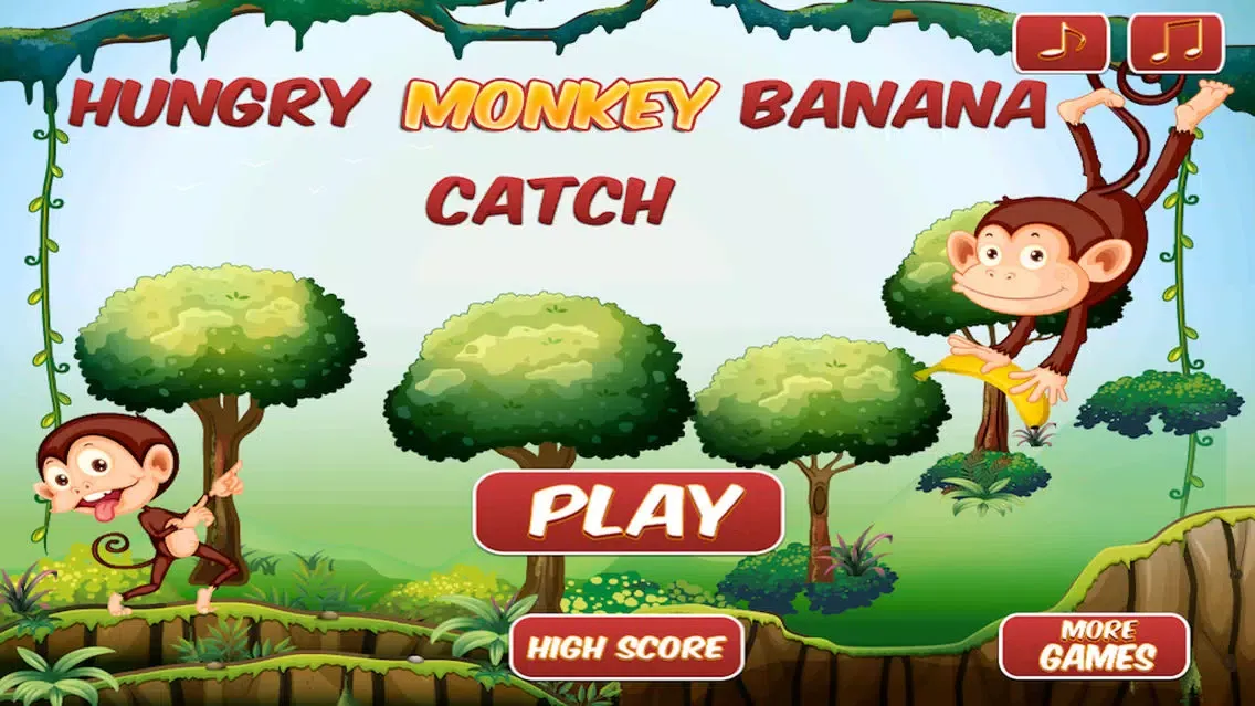 Zrzuty ekranu Where's my Banana - Hungry Baby Monkeys