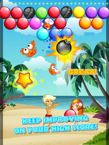 Tangkapan layar Bubble Dash™ iPad 