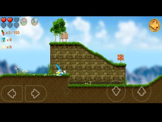 Beeny Rabbit Adventure World iPad  スクリーンショット