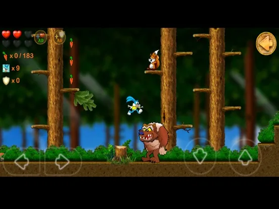 Beeny Rabbit Adventure World iPad  スクリーンショット