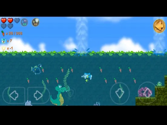 Beeny Rabbit Adventure World iPad  スクリーンショット