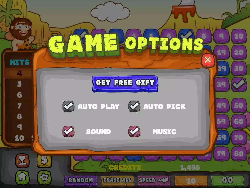 ภาพหน้าจอของ Caveman Keno Casino FREE - Double Bonus Fun with Game iPad 