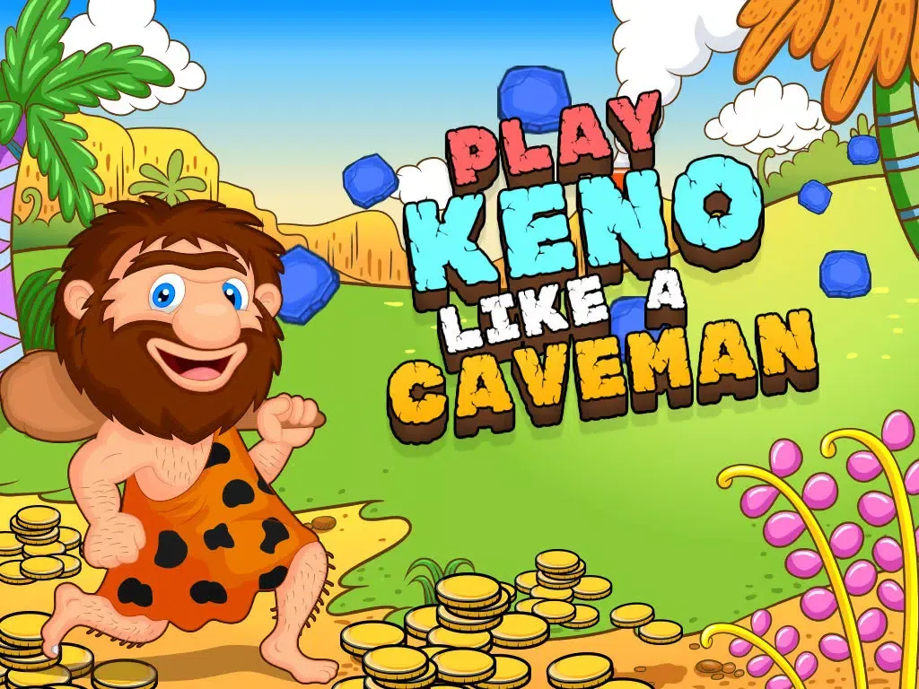 ภาพหน้าจอของ Caveman Keno Casino FREE - Double Bonus Fun with Game iPad 