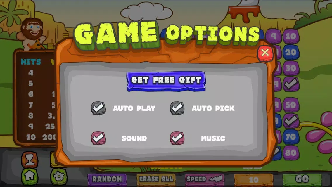 ภาพหน้าจอของ Caveman Keno Casino FREE - Double Bonus Fun with Game
