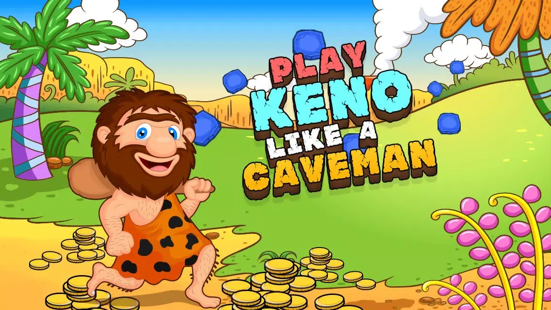 ภาพหน้าจอของ Caveman Keno Casino FREE - Double Bonus Fun with Game
