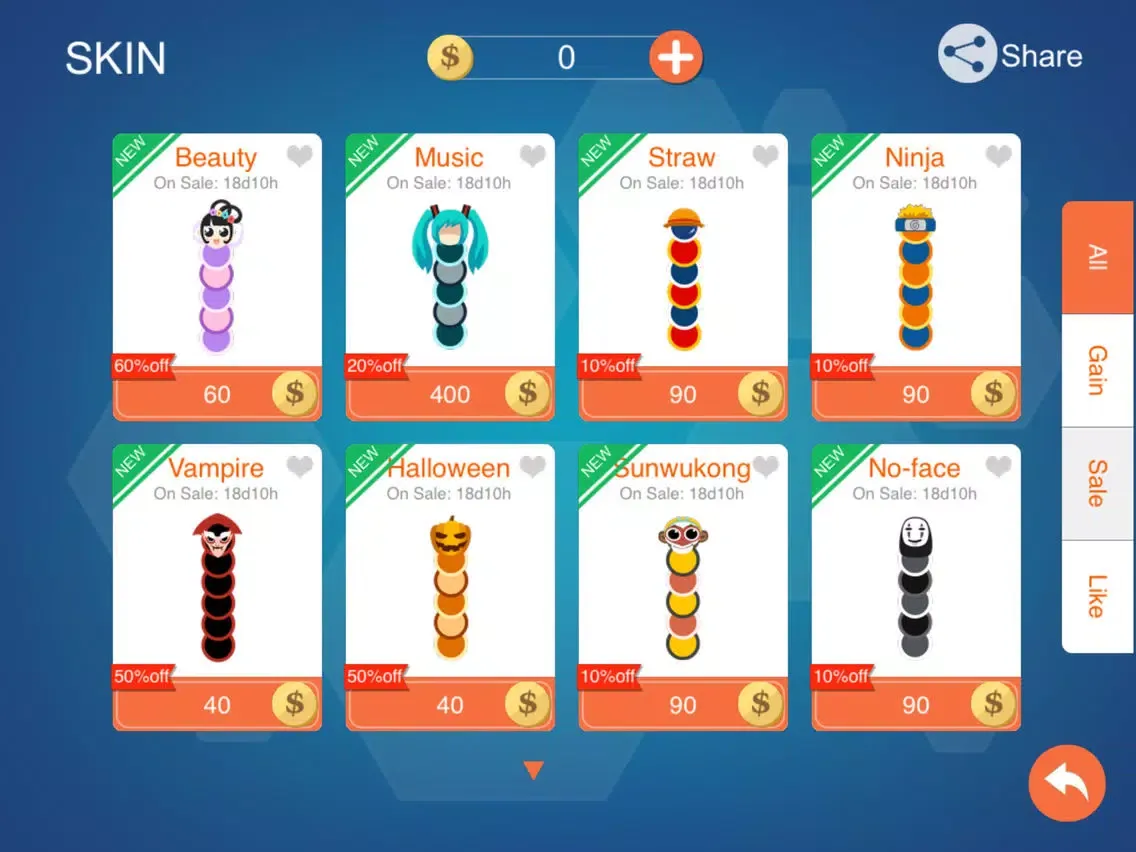 Snake Run™ - Crazy eating game! iPad 应用截图