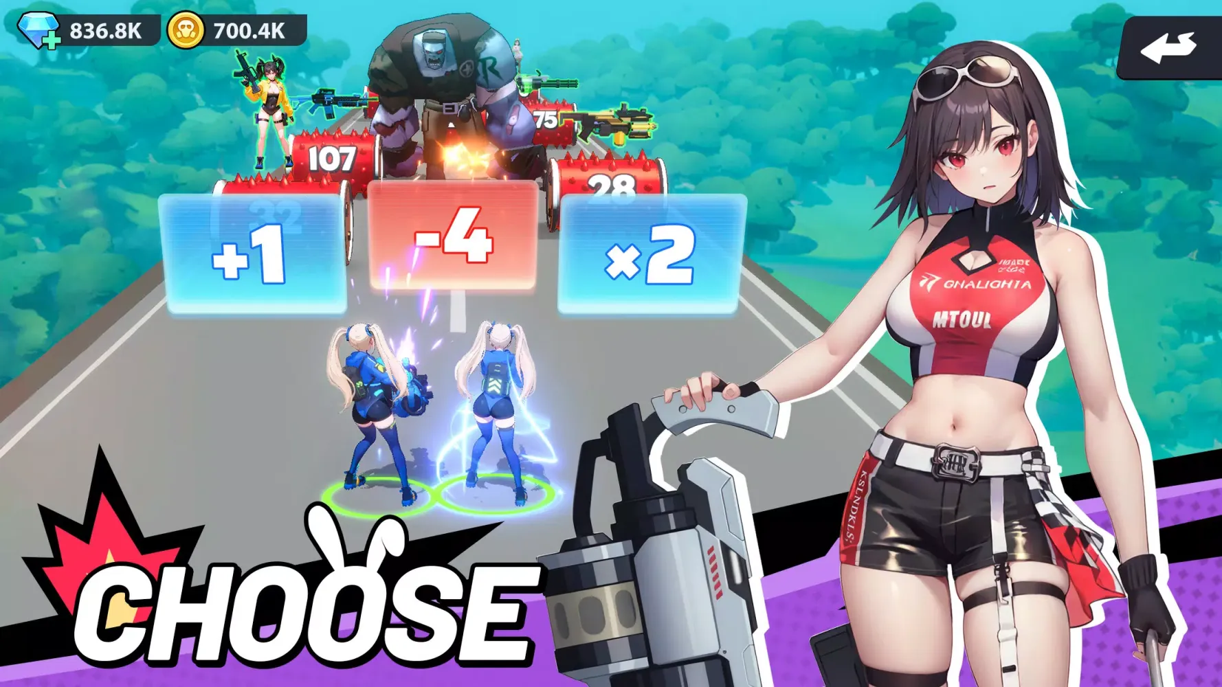 ภาพหน้าจอของ Run! Goddess