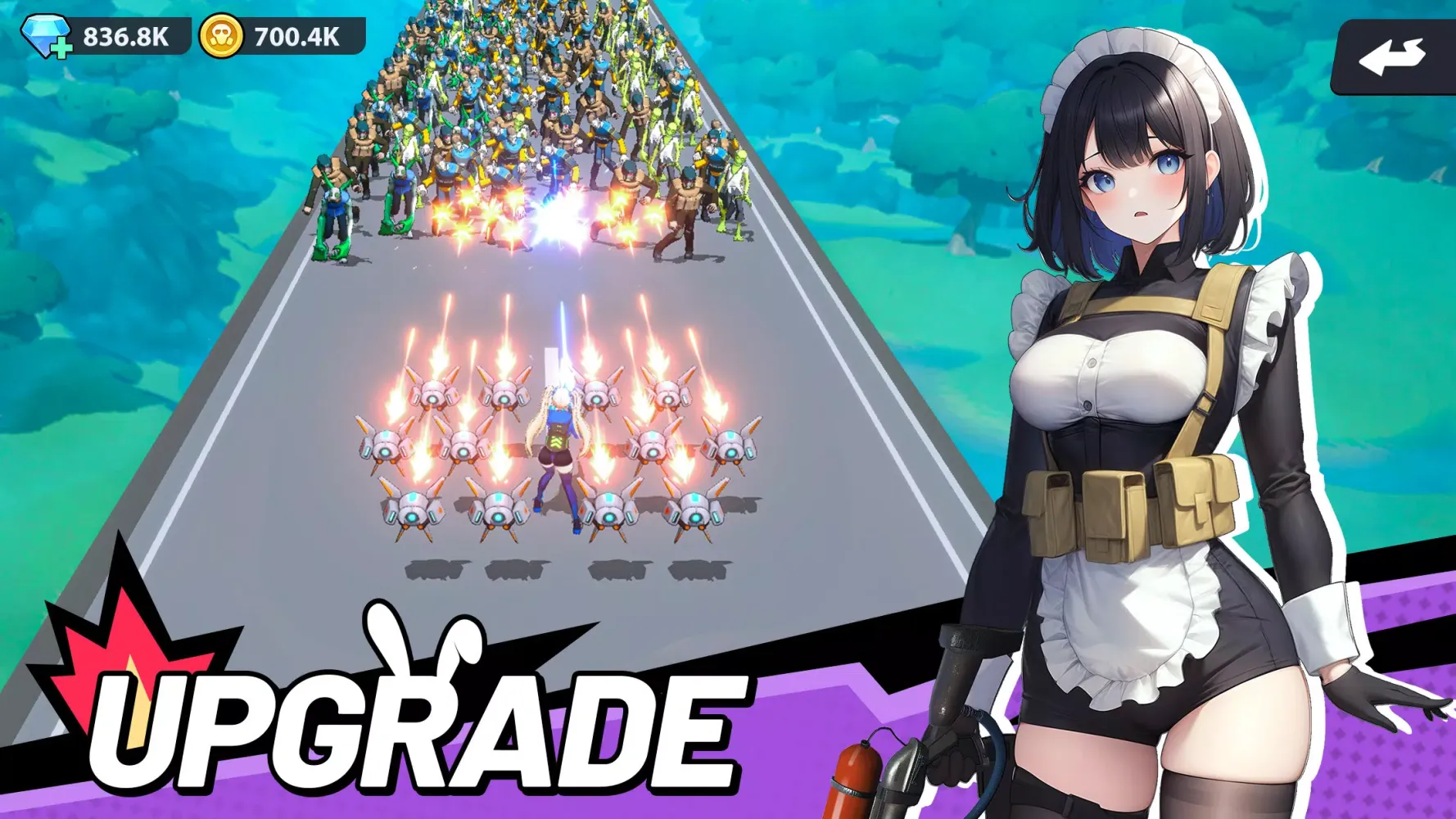 ภาพหน้าจอของ Run! Goddess