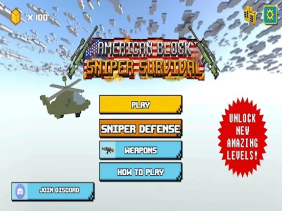 American Block Sniper Survival iPad 應用截圖