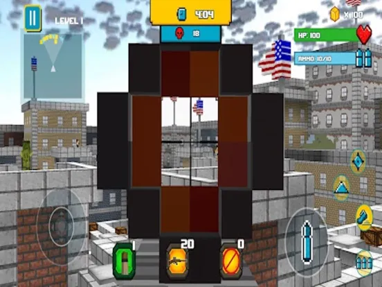 American Block Sniper Survival iPad 應用截圖