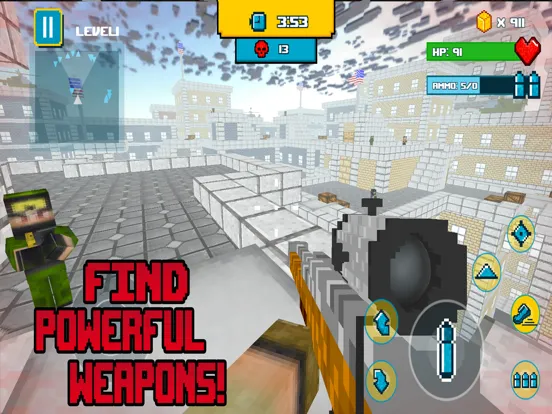 American Block Sniper Survival iPad 應用截圖