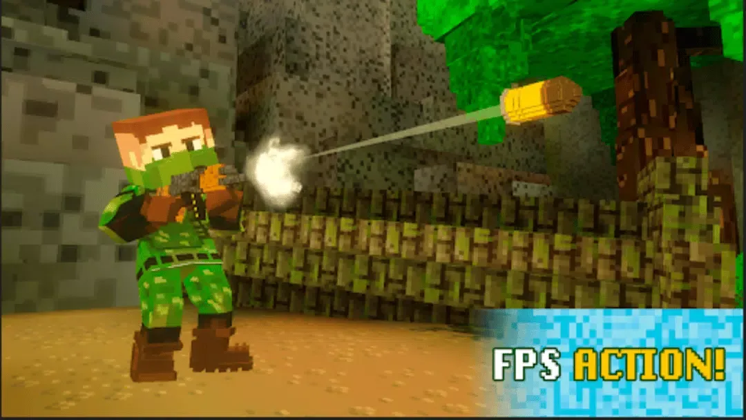 ภาพหน้าจอของ Block Wars Survival Games