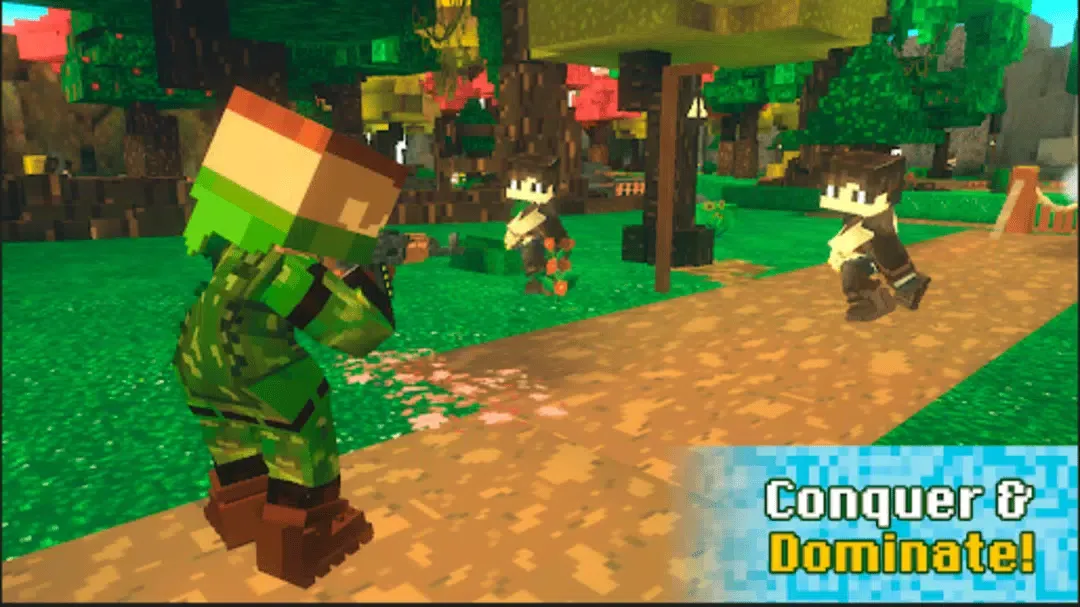 ภาพหน้าจอของ Block Wars Survival Games