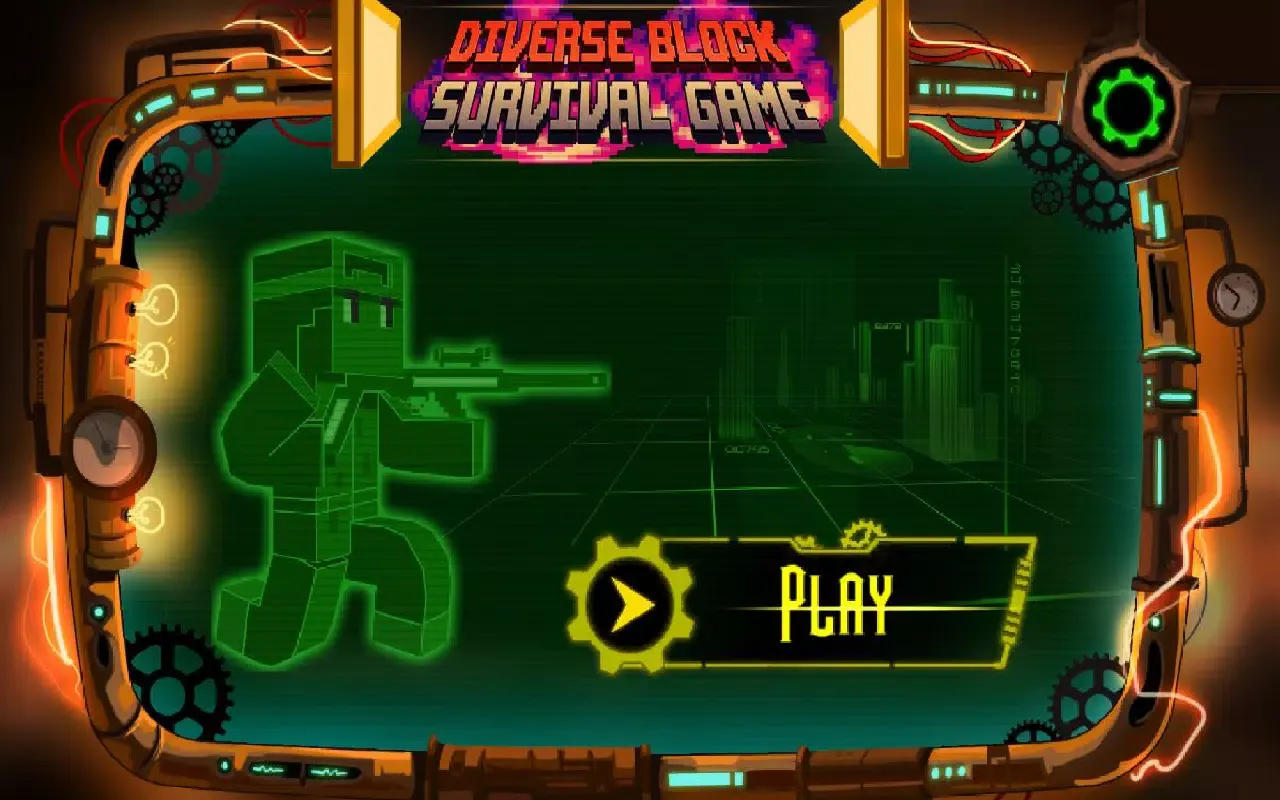 Ảnh chụp màn hình của Diverse Block Survival Game