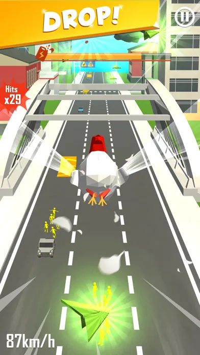 Flying Chicken - Crazy Rush Screenshots