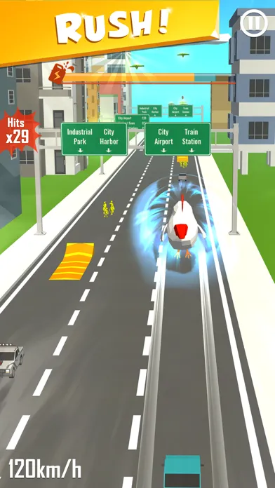 Flying Chicken - Crazy Rush Screenshots