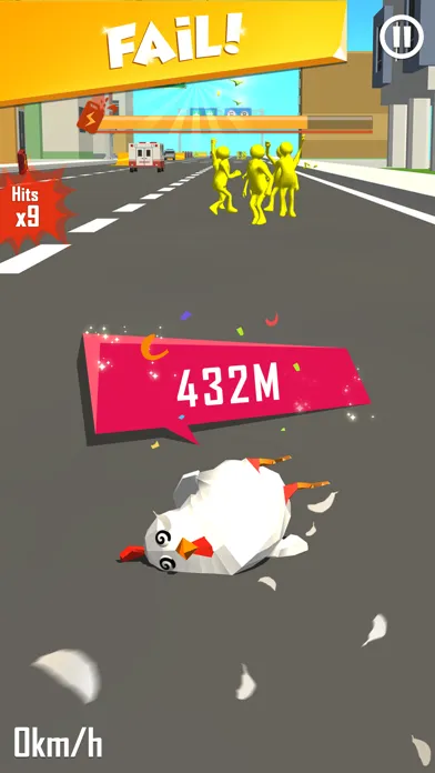 Flying Chicken - Crazy Rush Screenshots