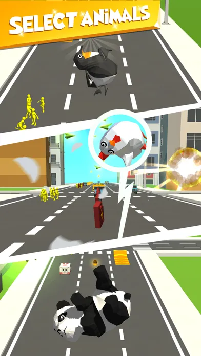 Flying Chicken - Crazy Rush Screenshots