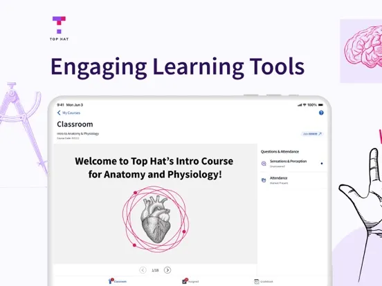 Top Hat - Better Learning iPad  স্ক্রিনশট