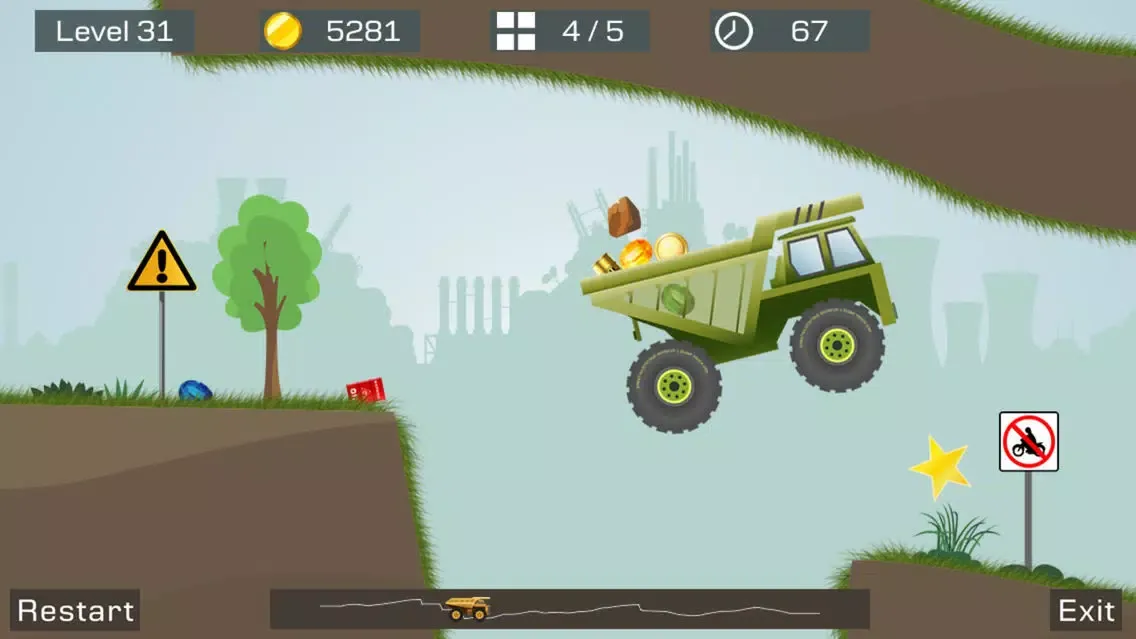 Tangkapan layar Big Truck Lite -Mine Express