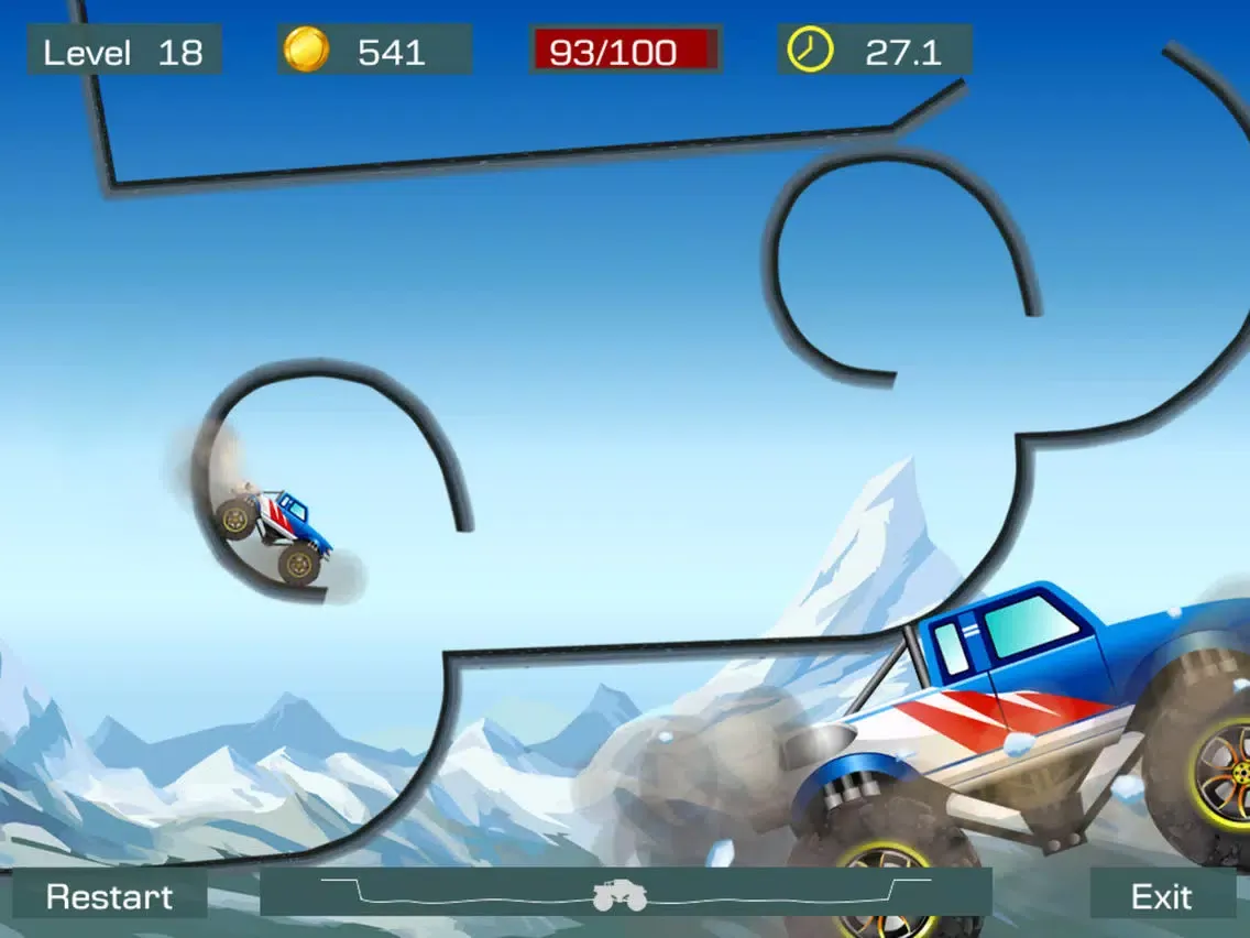 Zrzuty ekranu Monster Stunts Lite iPad 