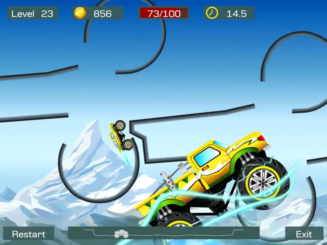 Zrzuty ekranu Monster Stunts Lite iPad 