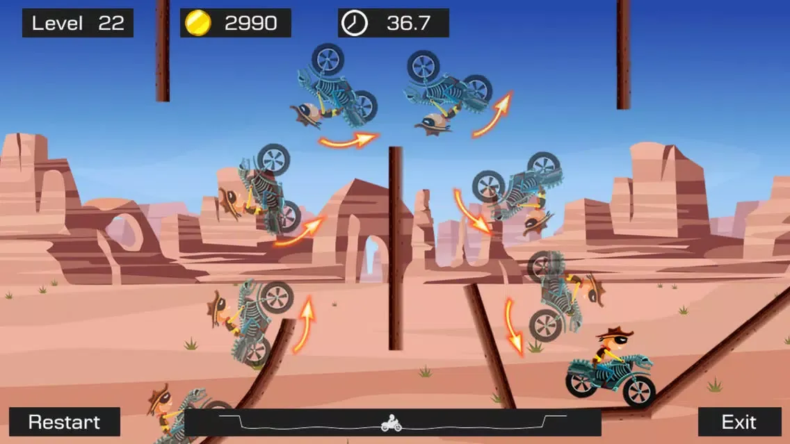 Capturas de pantalla de Top Bike Lite-Motorcycle Stunt