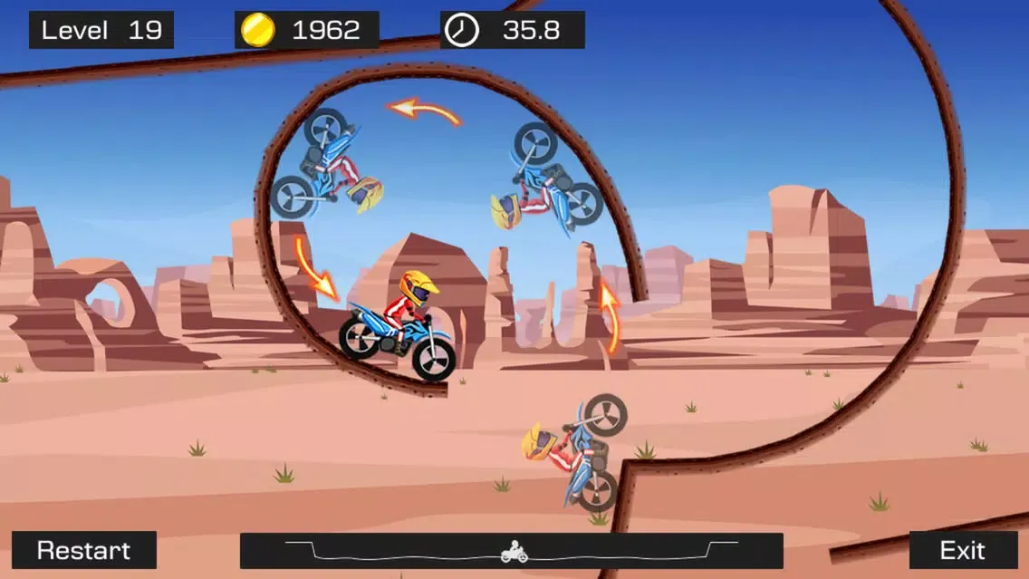 Capturas de pantalla de Top Bike Lite-Motorcycle Stunt