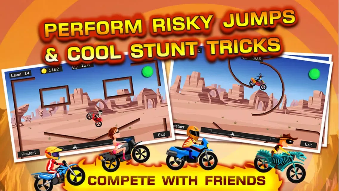 Capturas de pantalla de Top Bike Lite-Motorcycle Stunt