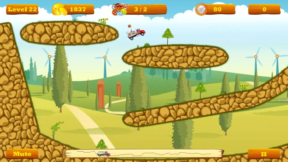 Truck Go Lite -- physics truck express racing game スクリーンショット