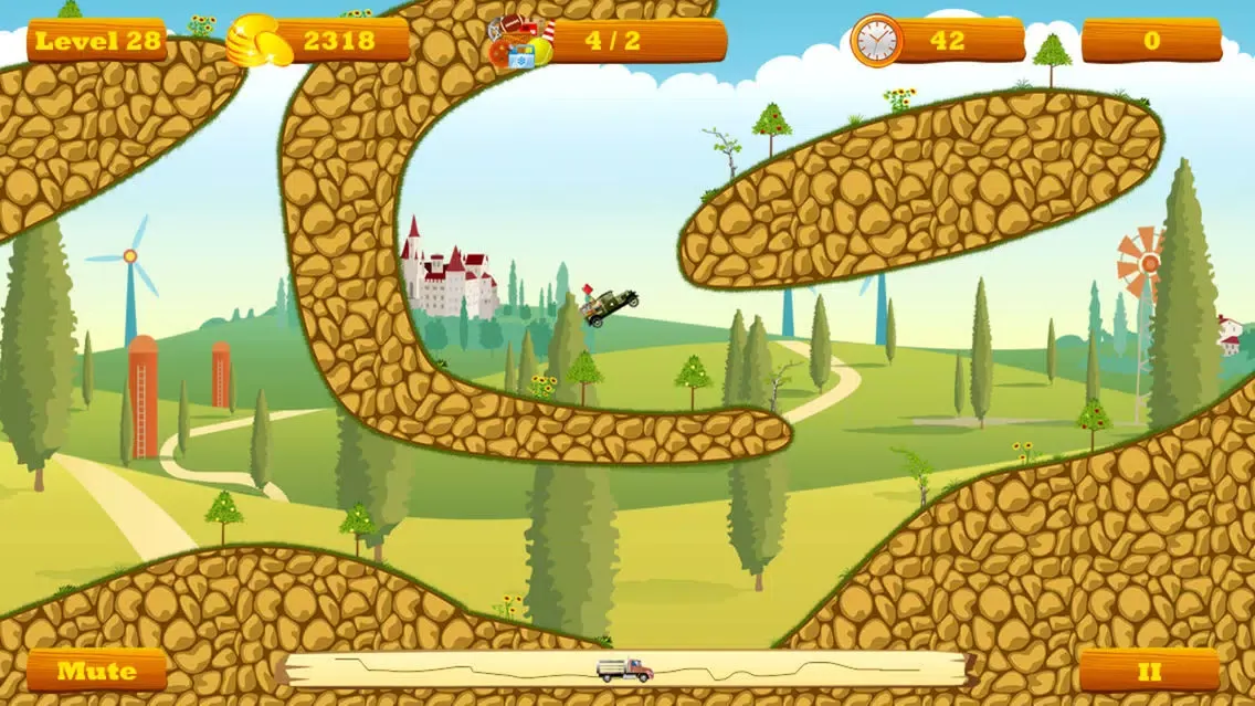 Truck Go Lite -- physics truck express racing game スクリーンショット