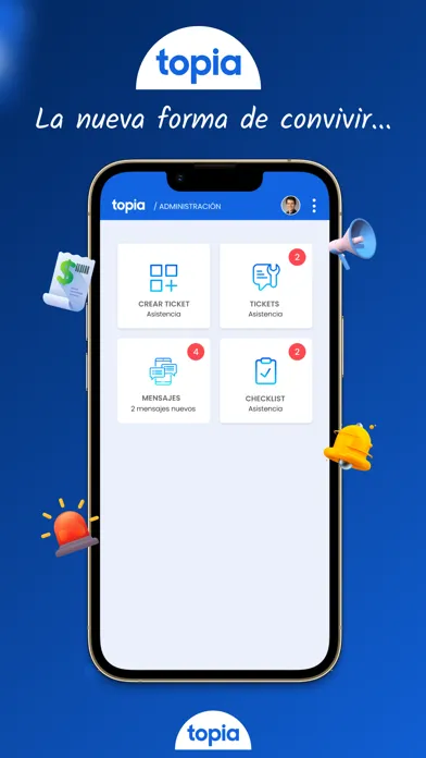 Topia Admin Screenshots