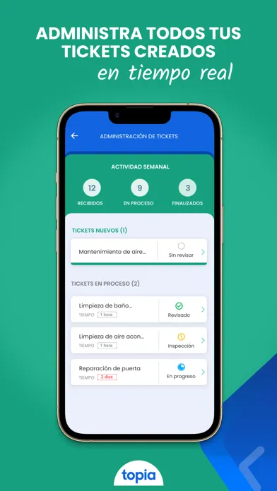 Topia Admin Screenshots