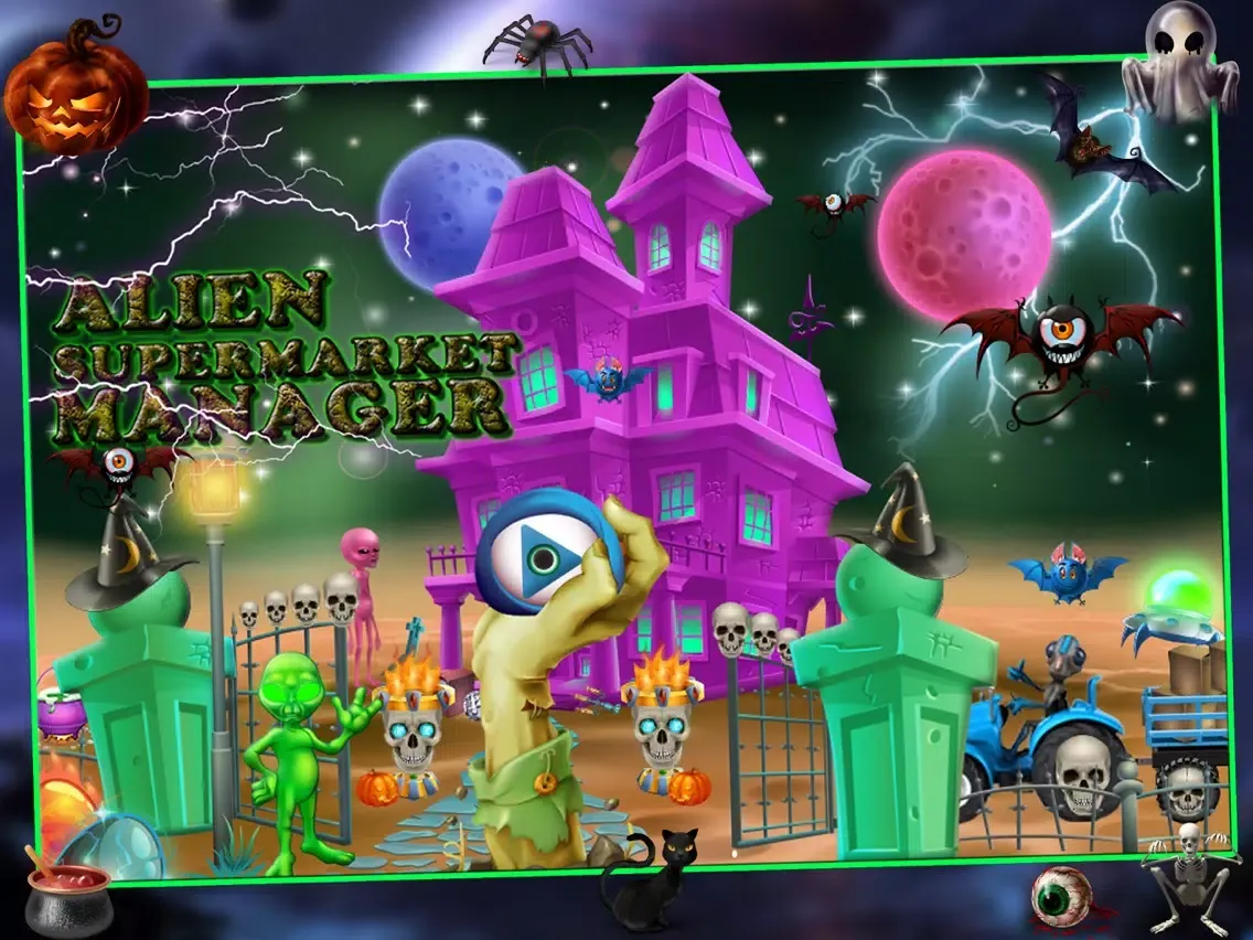 Tangkapan layar Supermarket Manager Alien - Cash Register iPad 