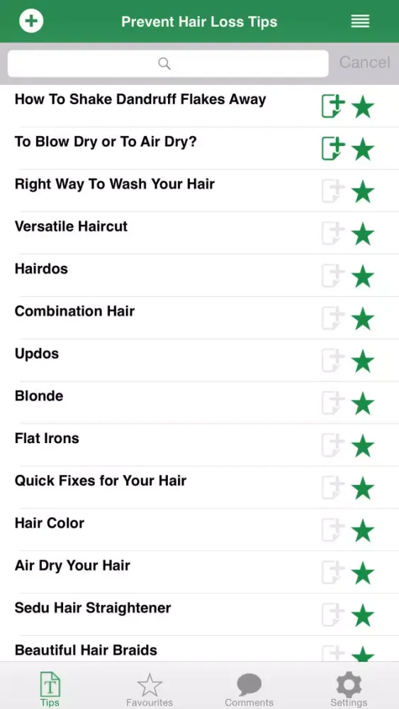 Hair Loss Tips Screenshots