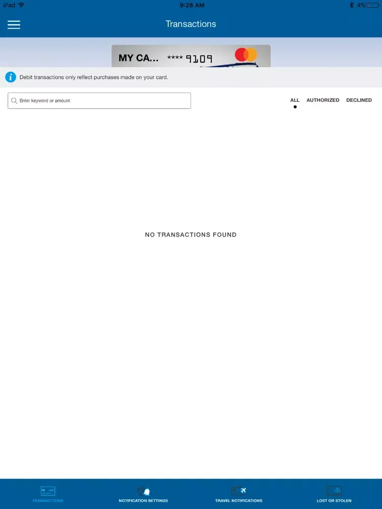 TopMark FCU Debit Card Manager iPad  Ekran Görüntüleri