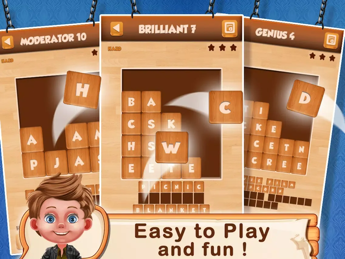 Word Crush : Swipe Hidden Word iPad  スクリーンショット