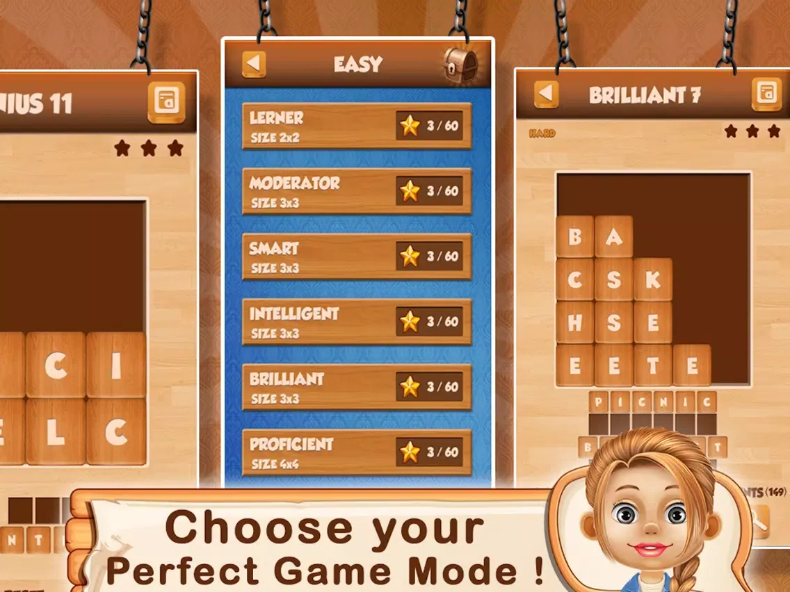 Word Crush : Swipe Hidden Word iPad  スクリーンショット