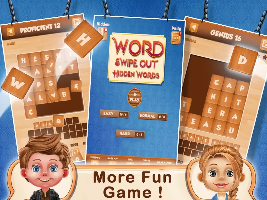 Word Crush : Swipe Hidden Word iPad  スクリーンショット