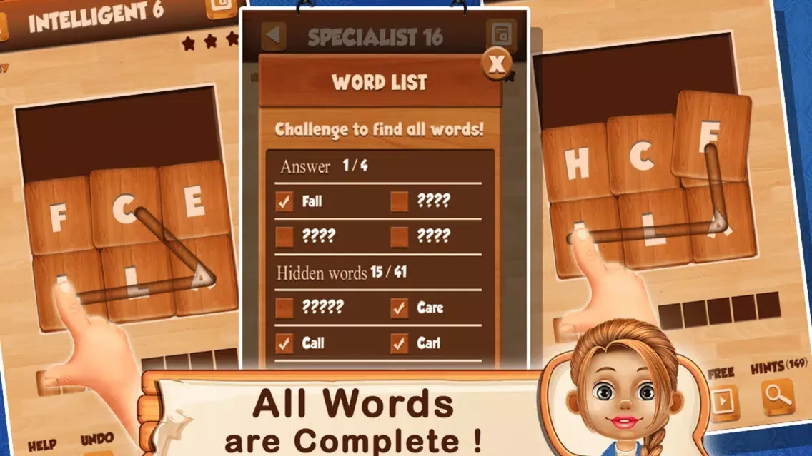 Word Crush : Swipe Hidden Word スクリーンショット