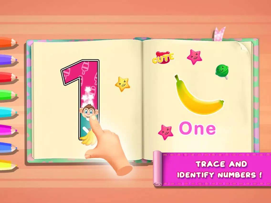 تصاویر ABC Tracing Alphabets & Number iPad 