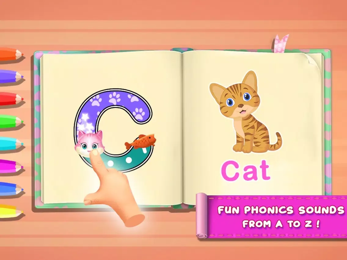 تصاویر ABC Tracing Alphabets & Number iPad 