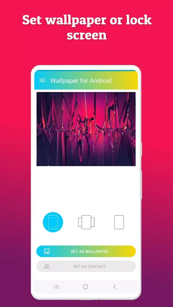 Capturas de tela do Wallpaper for Android