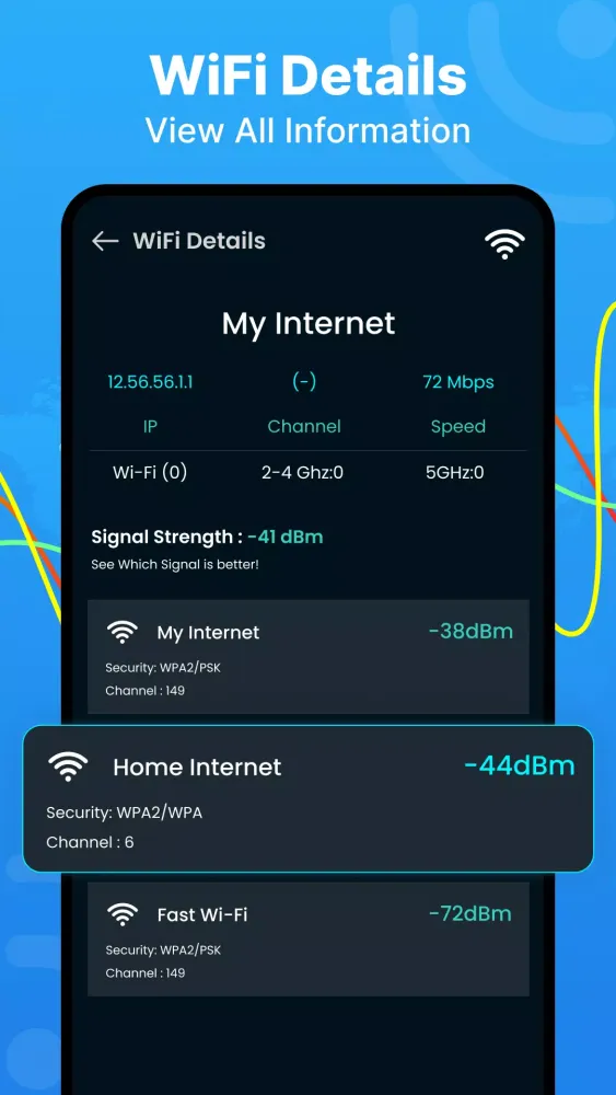 صور WiFi Analyzer App