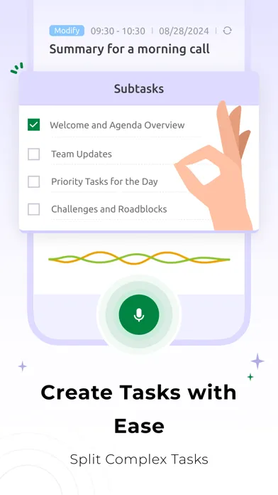 Tangkapan layar EasyToDo:  Daily Planer