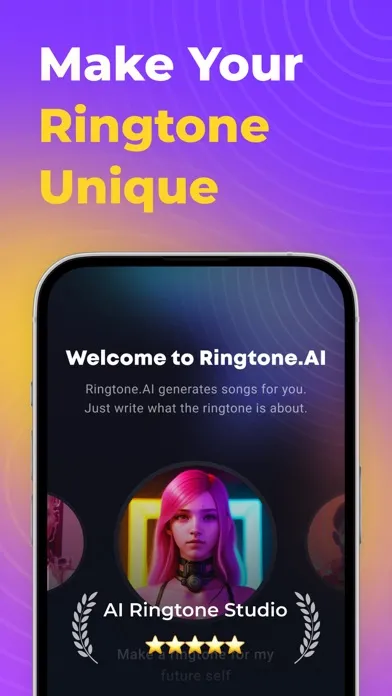 ภาพหน้าจอของ RingtoneAI: Tunes For Phone
