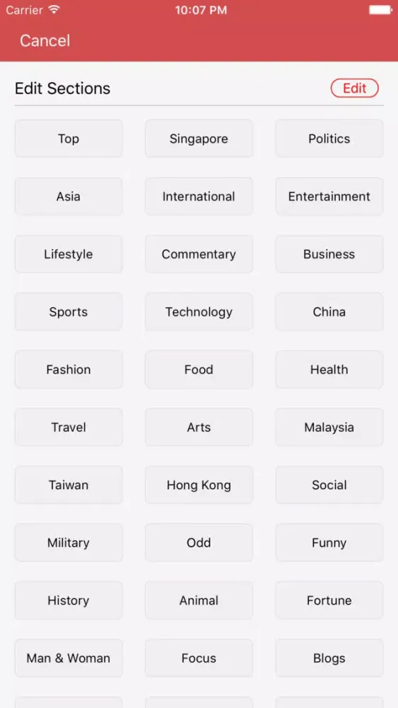 Ảnh chụp màn hình của Singapore Top News