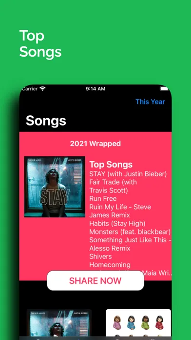 Year-In-Review for Spotify應用截圖